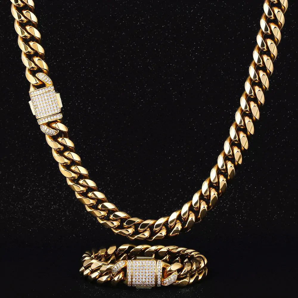 Bling Diamond Clasp Necklace